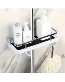 Рафт органайзер за душ тръба за баня с монтаж без пробиване